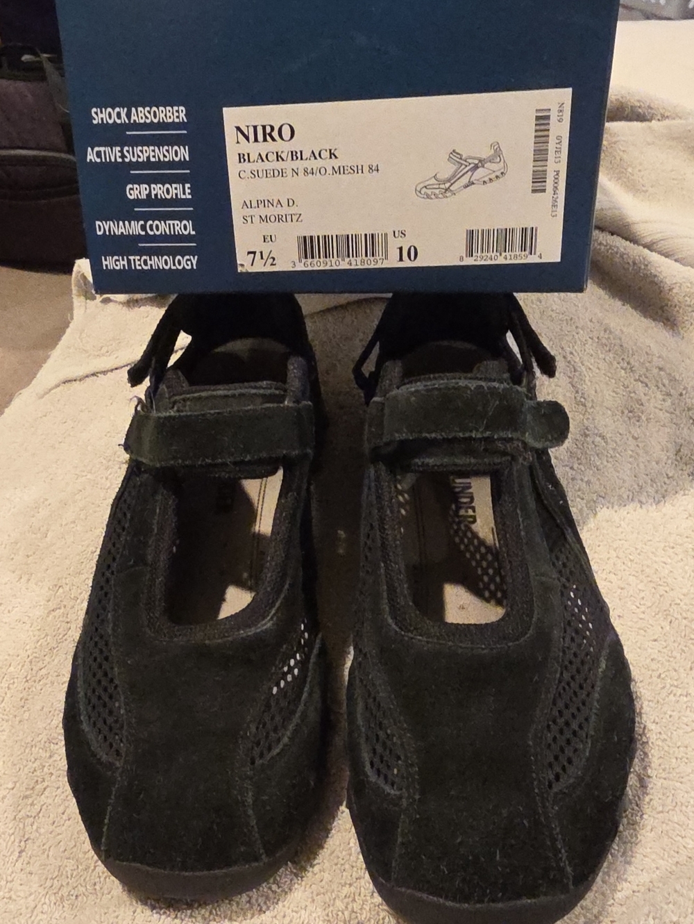 Allrounder by Meohisto Black  Active Shoes Size 10